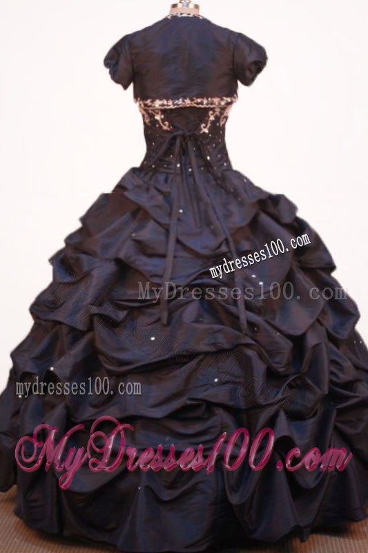 Tiers Appliques and Ruching Puffy Sweet 16 Dresses with Jacket